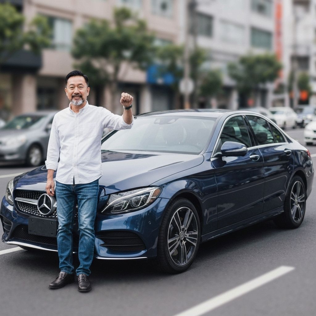 Miguel R. con su Mercedes C220
